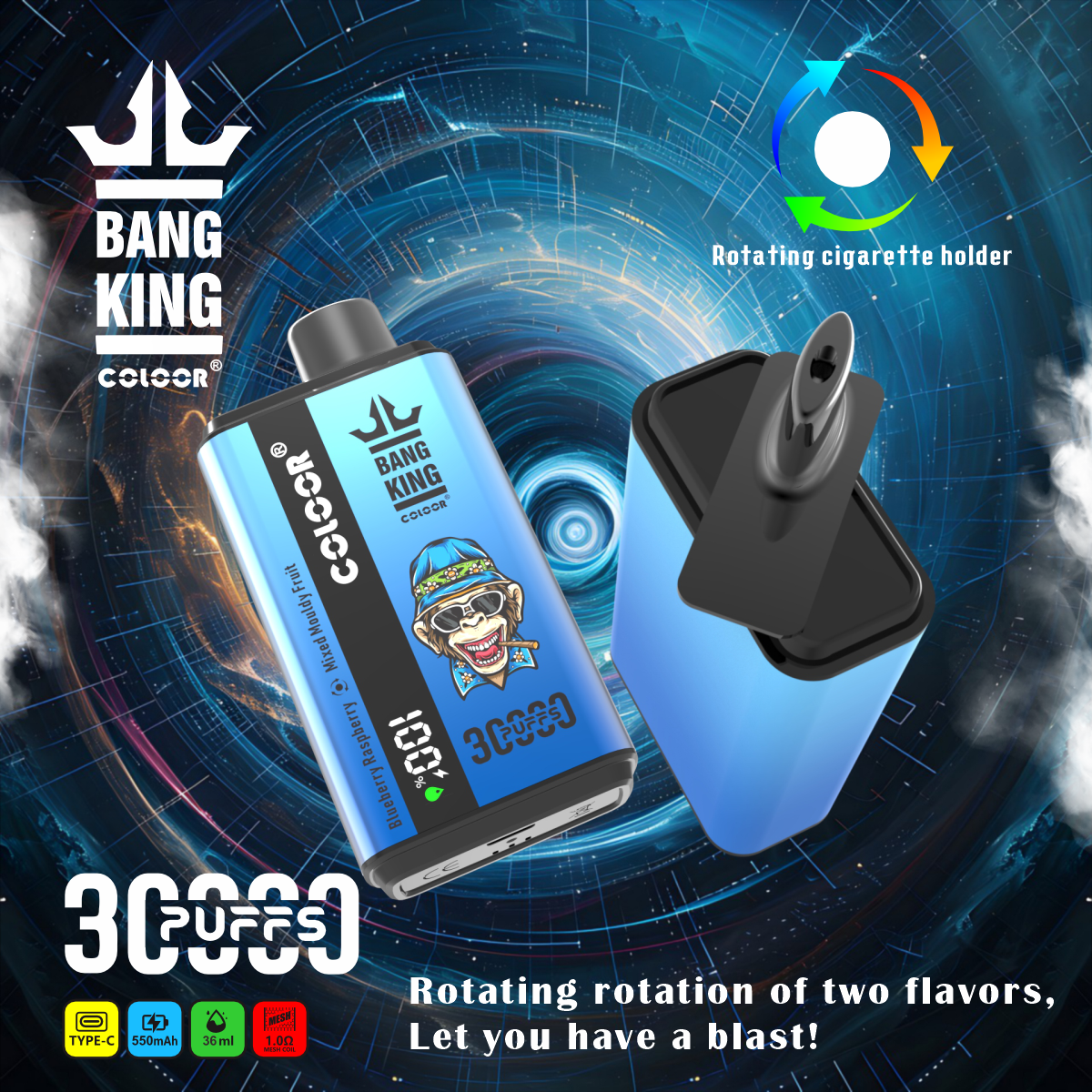 Bang King 30000 Puffs New Double Flavor Disposable Vape - Vapo247