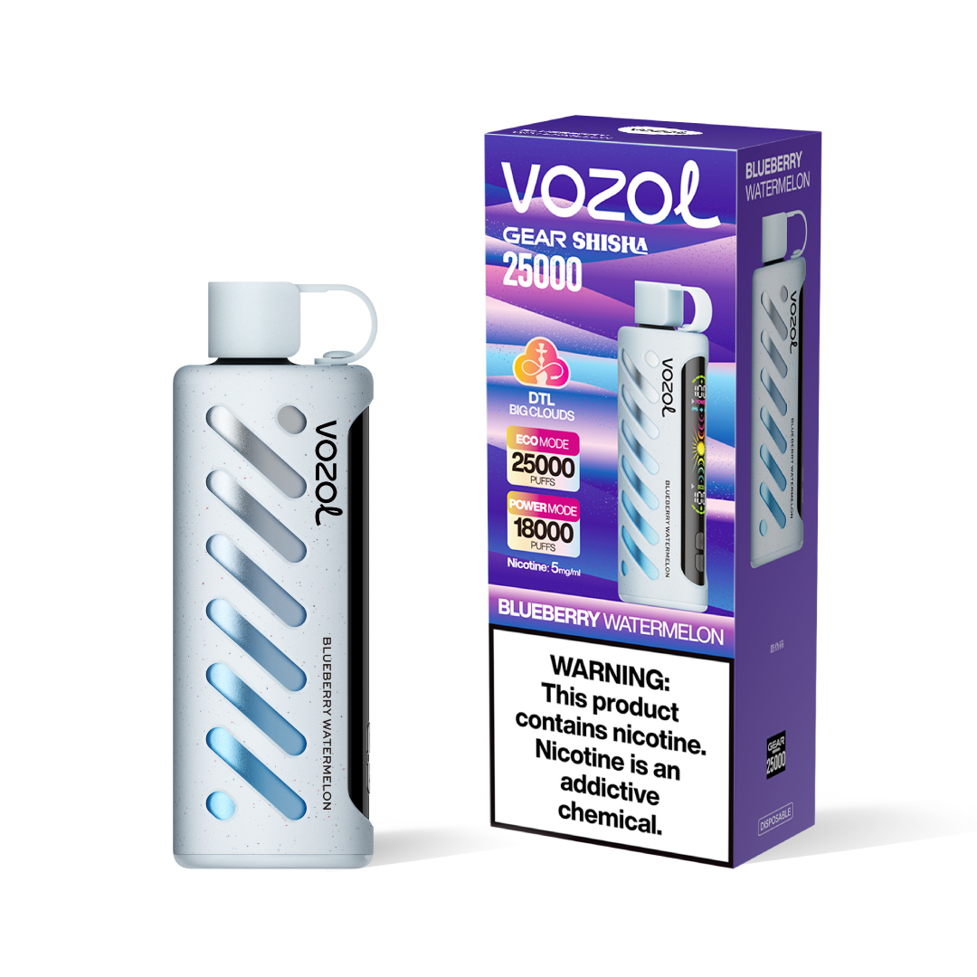 Vozol Gear Shisha 25000 Puffs  | 5% Nicotine |  Large Puff  | Disposable Vape - Vapo247