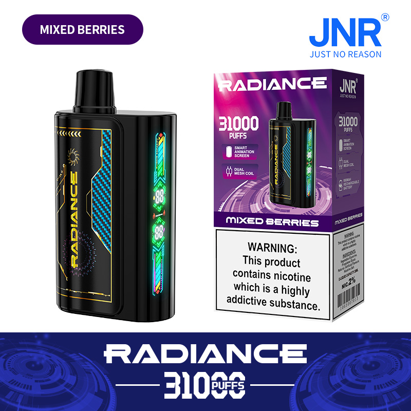 JNR RADIANCE 31000 Puffs Disposable Vape | LCD screen, dual mesh coil - Vapo247