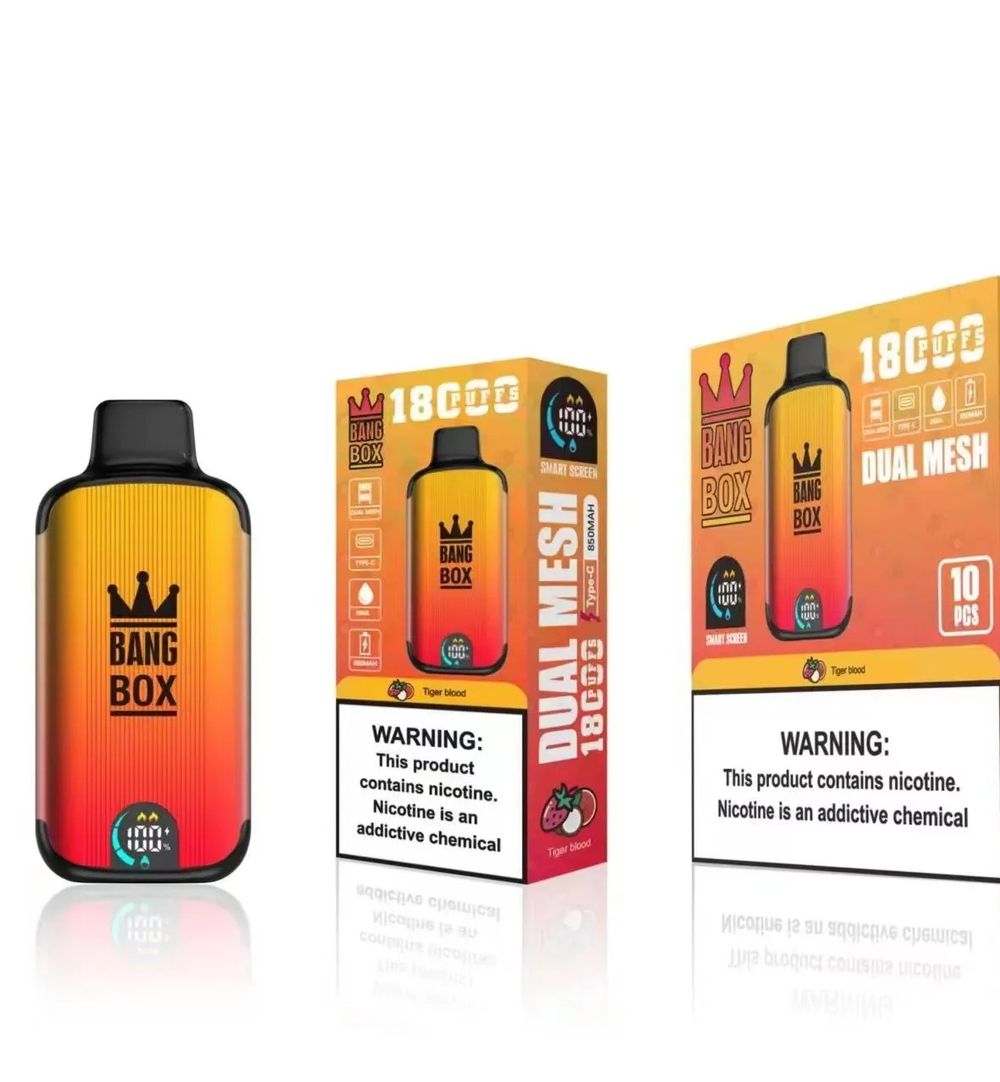 Bang Box 18000 Puffs Adjustable Airflow Screen Disposable Vape - Vapo247