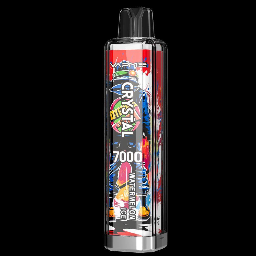 VAPME CRYSTAL 7000 PUFFS Disposable Vape vibrant LED lights - Vapo247