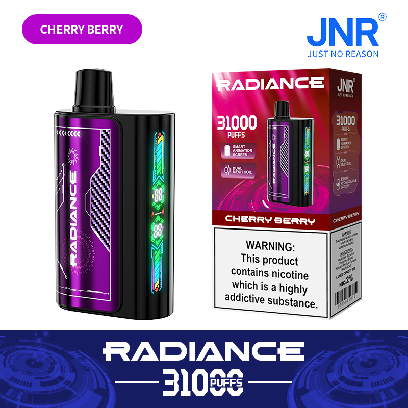 JNR RADIANCE 31000 Puffs Disposable Vape | LCD screen, dual mesh coil - Vapo247