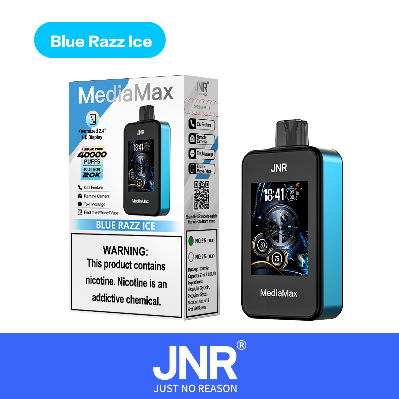 JNR Media Max 40000 Puffs | Large screen  |  phone function | Disposable Vape - Vapo247