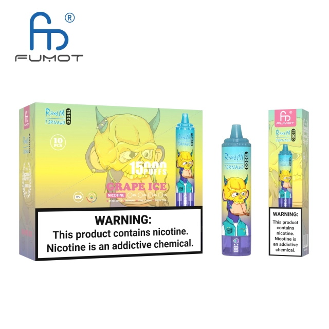 RANDM FUMOT Tornado 15000 Puffs LED Screen Large Puff Disposable Vape - Vapo247