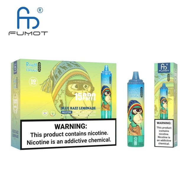 RANDM FUMOT Tornado 15000 Puffs LED Screen Large Puff Disposable Vape - Vapo247