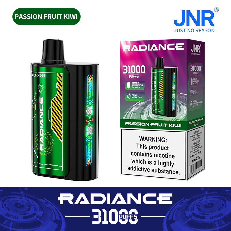 JNR RADIANCE 31000 Puffs Disposable Vape | LCD screen, dual mesh coil - Vapo247