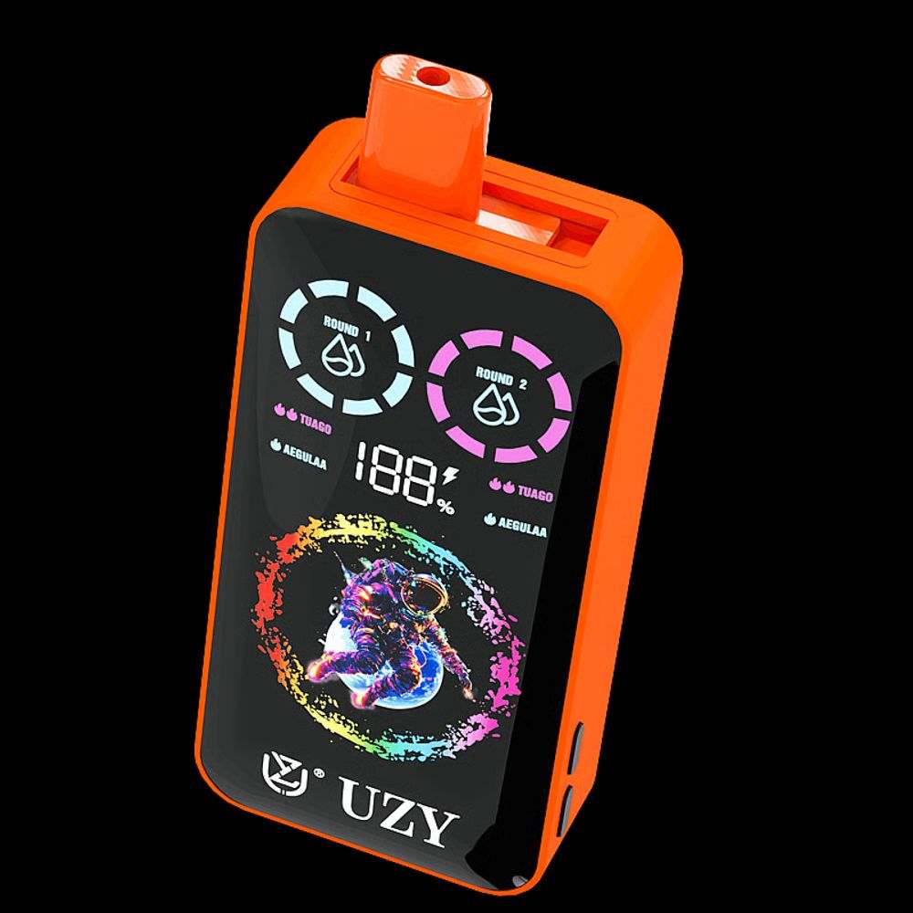 UZY TORNADO 30000 Puffs Double Flavors LCD Screen Mesh coil Disposable Vape - Vapo247