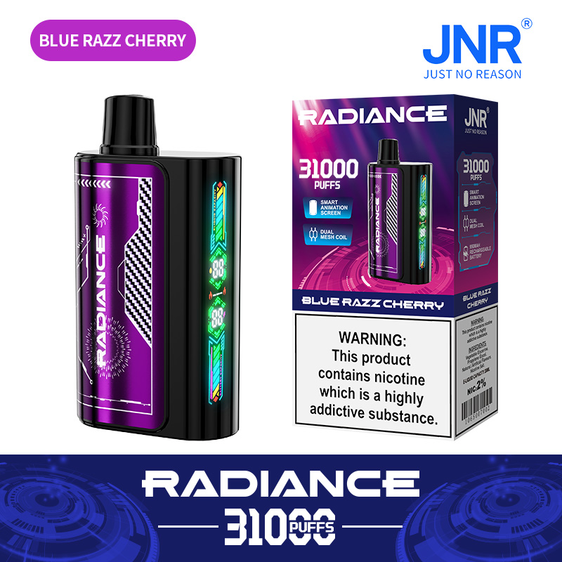 JNR RADIANCE 31000 Puffs Disposable Vape | LCD screen, dual mesh coil - Vapo247