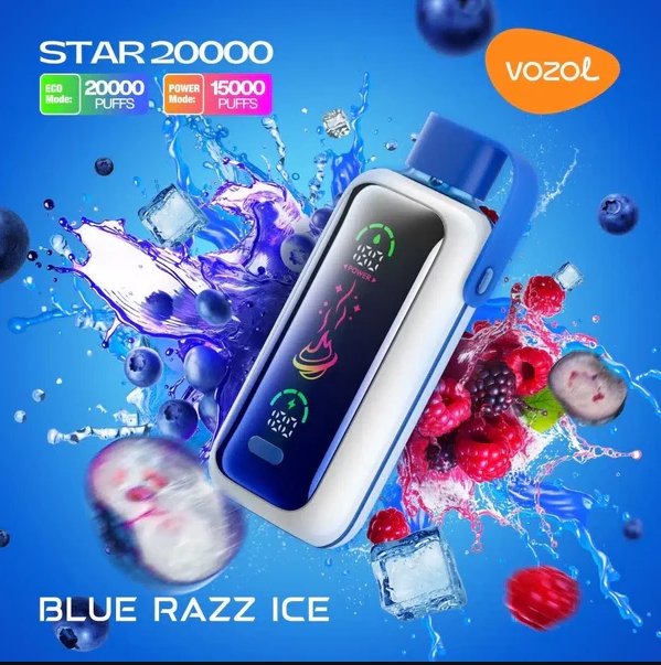 Vozol STAR 20000 Puffs  | Full-Screen Display  | Disposable Vape - Vapo247