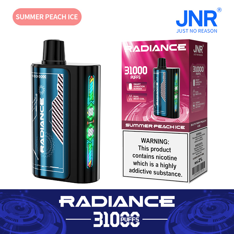 JNR RADIANCE 31000 Puffs Disposable Vape | LCD screen, dual mesh coil - Vapo247