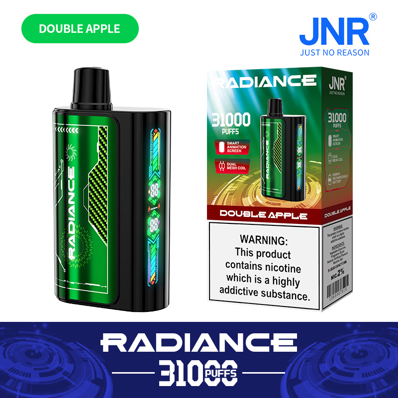 JNR RADIANCE 31000 Puffs Disposable Vape | LCD screen, dual mesh coil - Vapo247