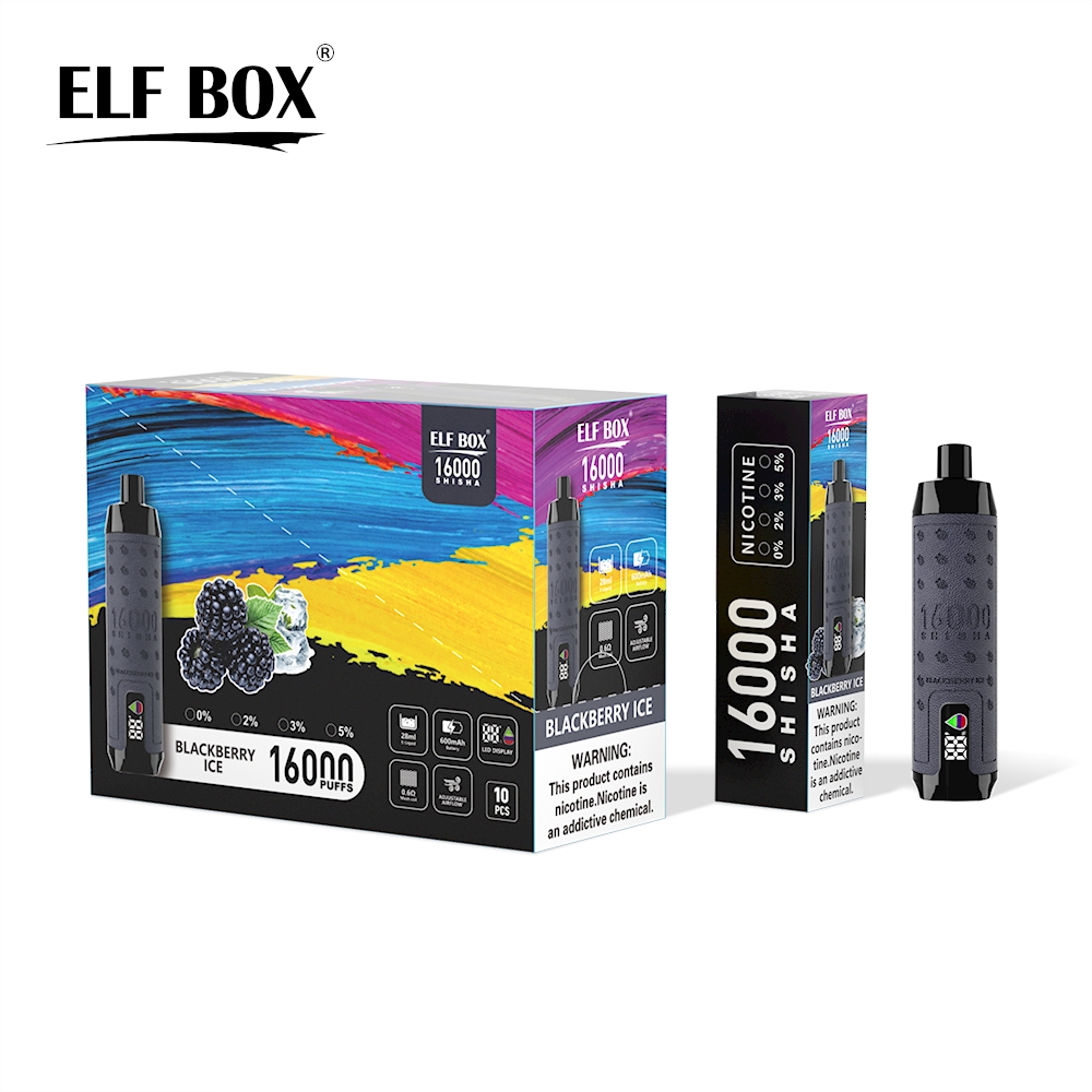ELF BOX SHISHA 16000 Puffs Leather Disposable Vape Pen - Vapo247