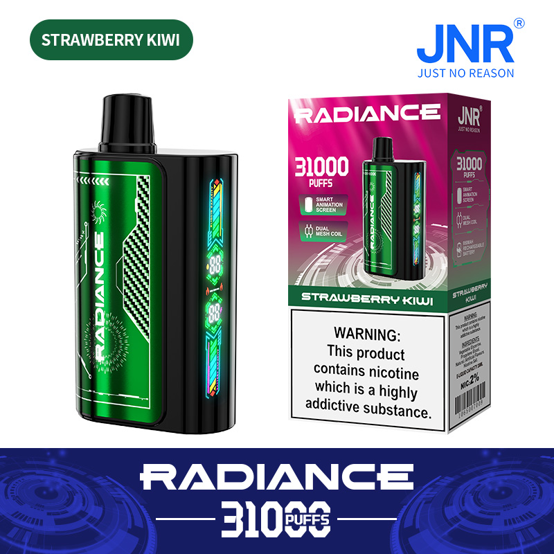 JNR RADIANCE 31000 Puffs Disposable Vape | LCD screen, dual mesh coil - Vapo247