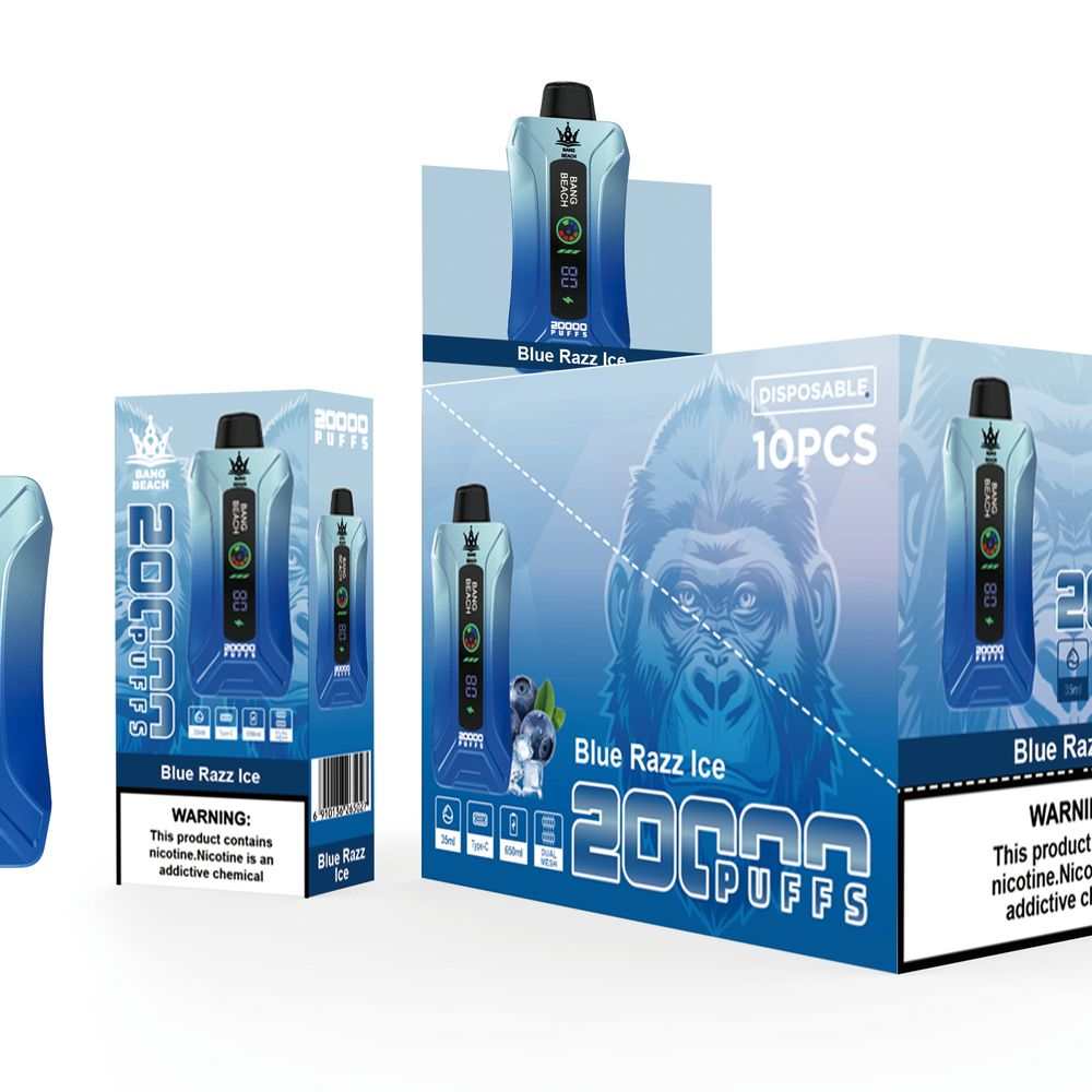 Bang Beach 20000 Puffs LED Display Adjustable airflow Disposable Vape - Vapo247