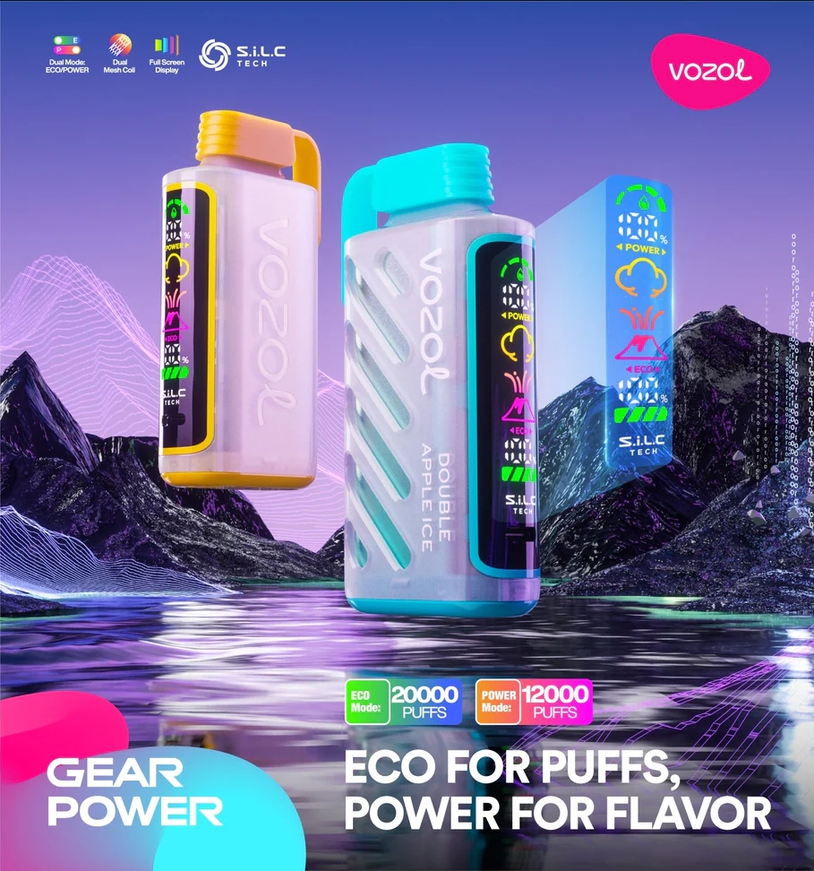 VOZOL Gear Power 20000 Puffs Full-Screen Display Disposable Vape - Vapo247
