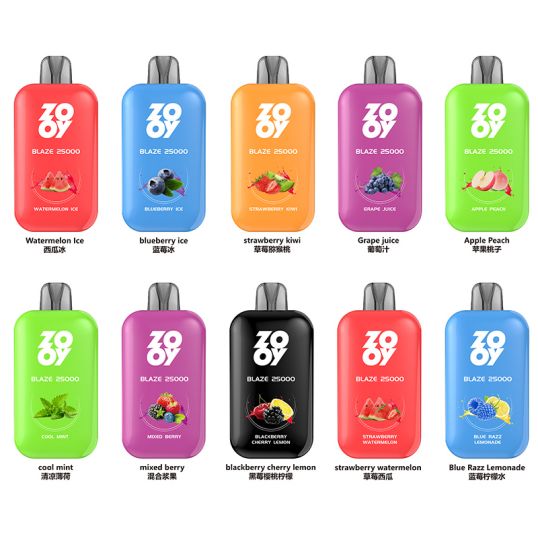 ZOOY Blaze 25000 Puffs LCD Display Screen | Adjustable airflow | Childproof lock Disposable Vape - Vapo247