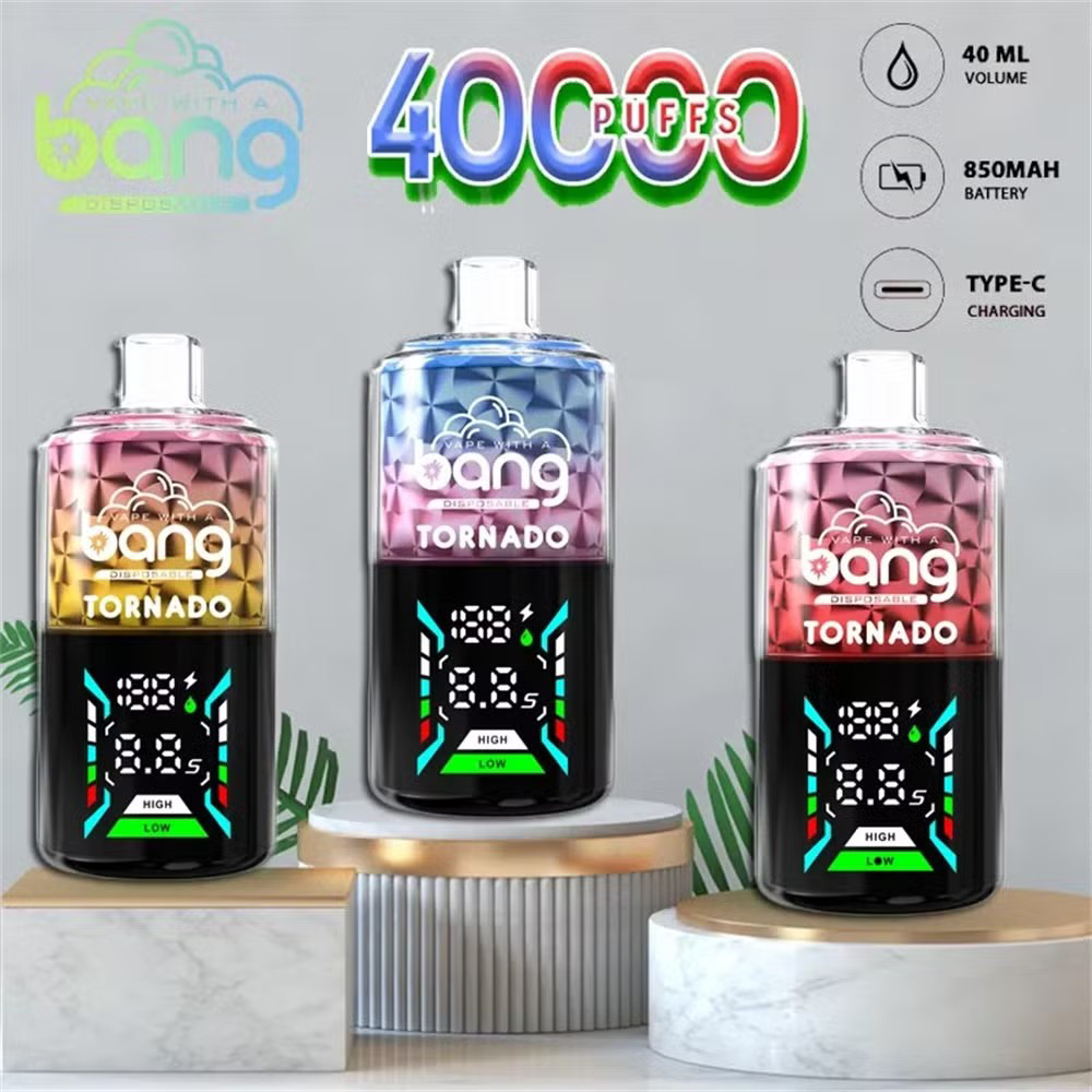Bang Tornado 40000 Puffs Large Smoke DTL LED Display Disposable Vape - Vapo247