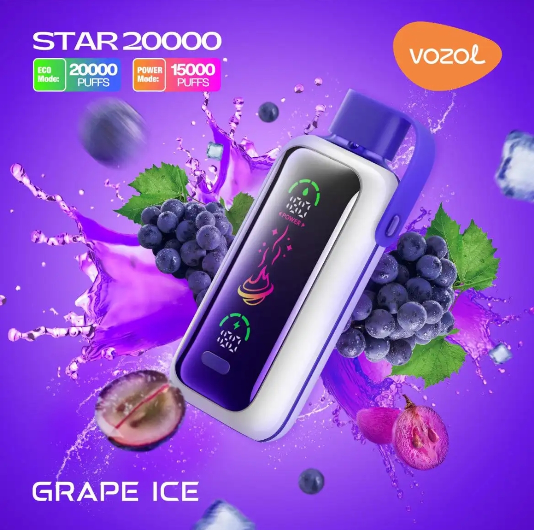 Vozol STAR 20000 Puffs  | Full-Screen Display  | Disposable Vape - Vapo247