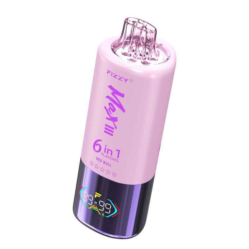 FIZZY Max III 60000 Puffs 6-in-1 flavors LED Screen Rotational Mouthpiece Triple Mesh Coil  Disposable Vape - Vapo247