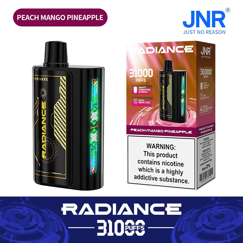 JNR RADIANCE 31000 Puffs Disposable Vape | LCD screen, dual mesh coil - Vapo247