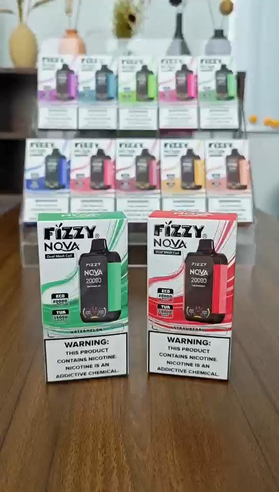 FIZZY NOVA 20000 Puffs Disposable Vape | Dual Mesh Coil, 28ML E-liquid, LCD Screen, Eco/Turbo Mode - Vapo247