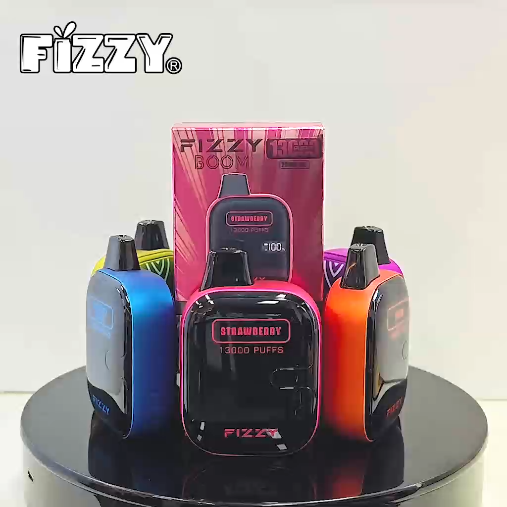 Fizzy Boom 13000 Puffs Disposable Vape | 21ML E-liquid, Mesh Coil, LCD Screen - Vapo247