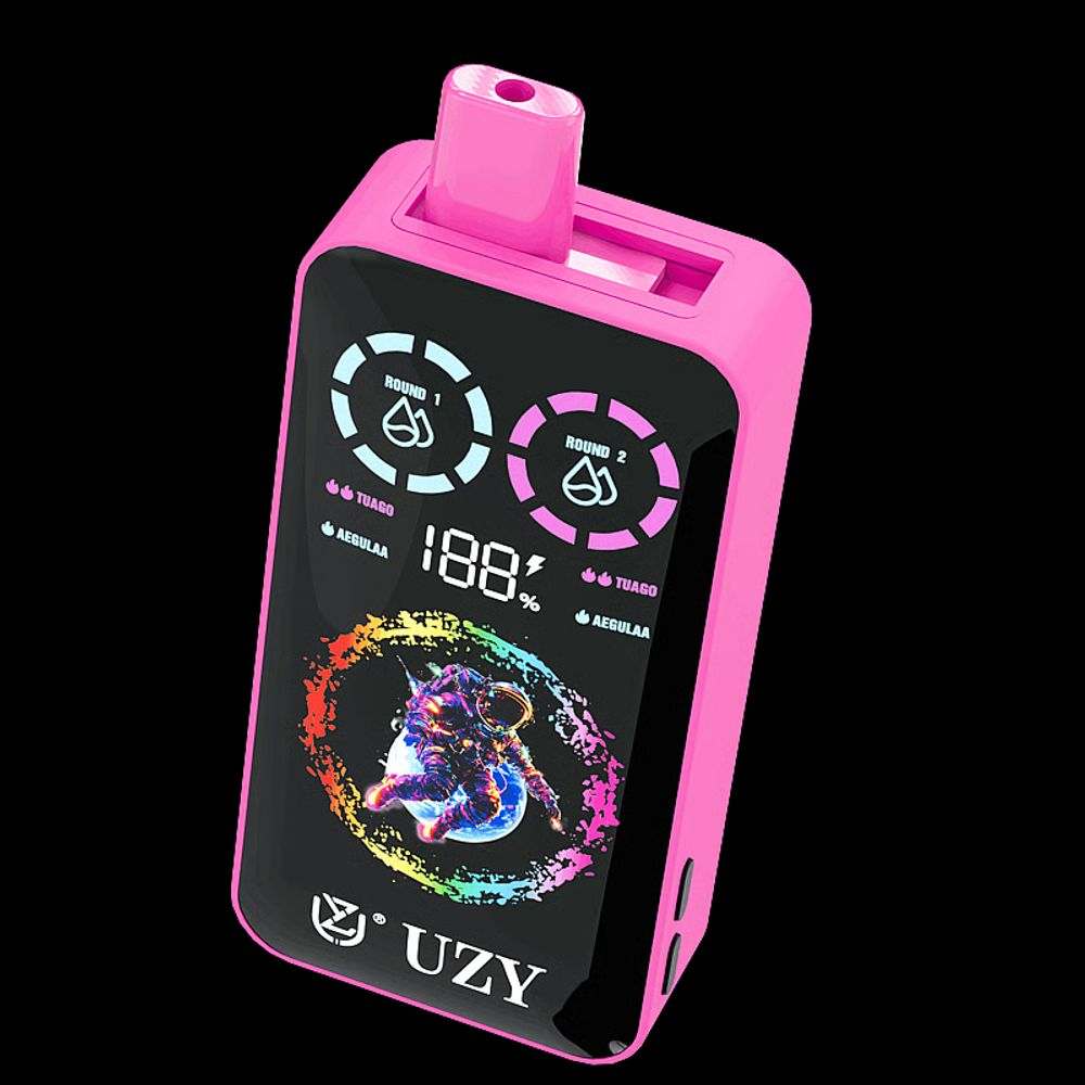 UZY TORNADO 30000 Puffs Double Flavors LCD Screen Mesh coil Disposable Vape - Vapo247