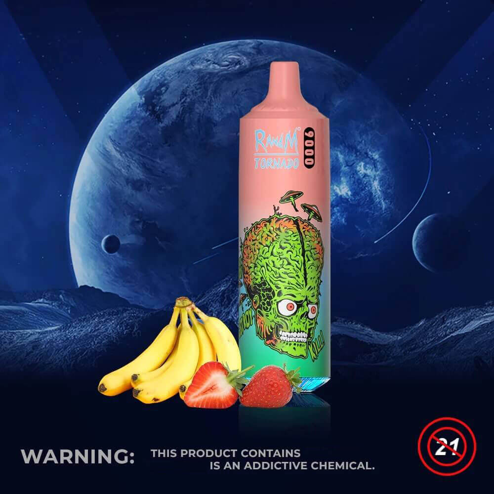 RANDM FUMOT Tornado 9000 Puffs RGB Light 2%5% Nicotine Disposable Vape - Vapo247
