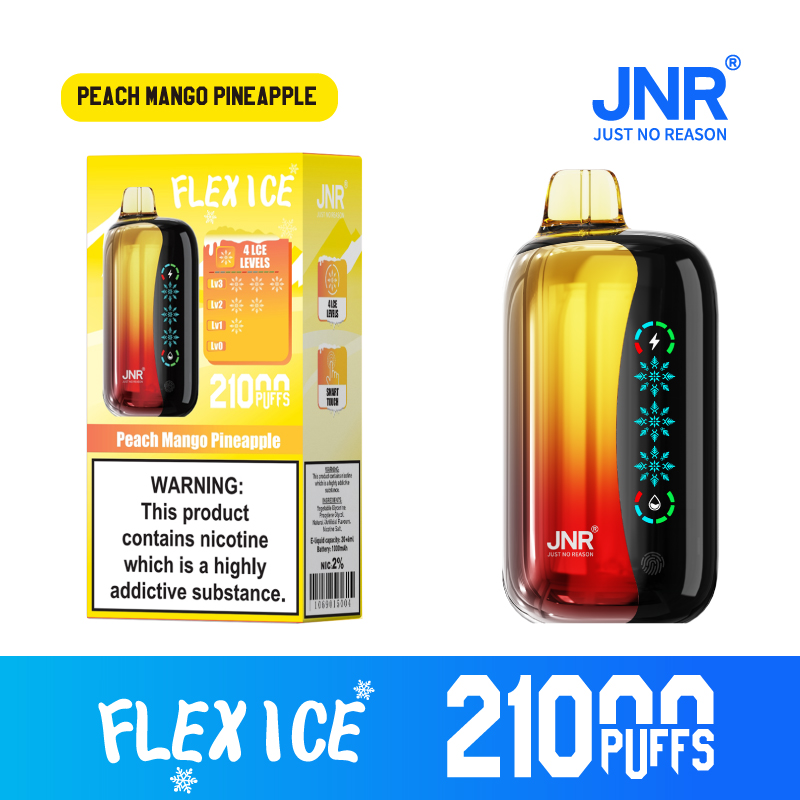 JNR FLEX ICE 21000 Puffs Adjustable Ice LED Screen Display Adjustable Airflow Disposable Vape - Vapo247