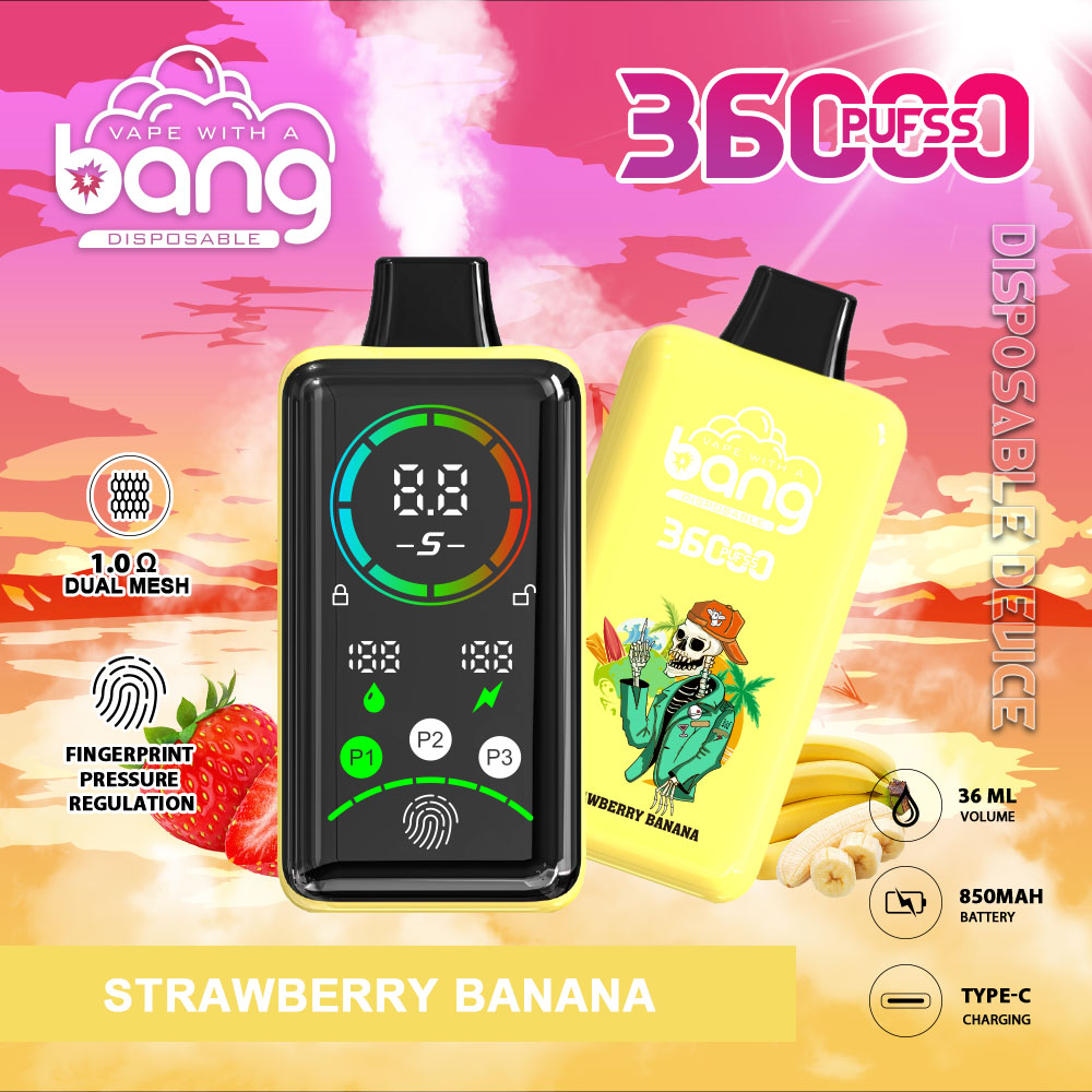 Bang 36000 Puffs Advanced Fingerprint Full Screen Disposable Vape - Vapo247