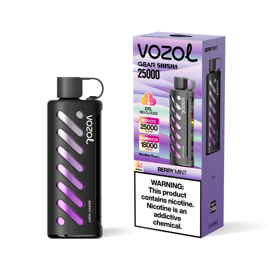 Vozol Gear Shisha 25000 Puffs 5% Nicotine Large Puff Disposable Vape - Vapo247
