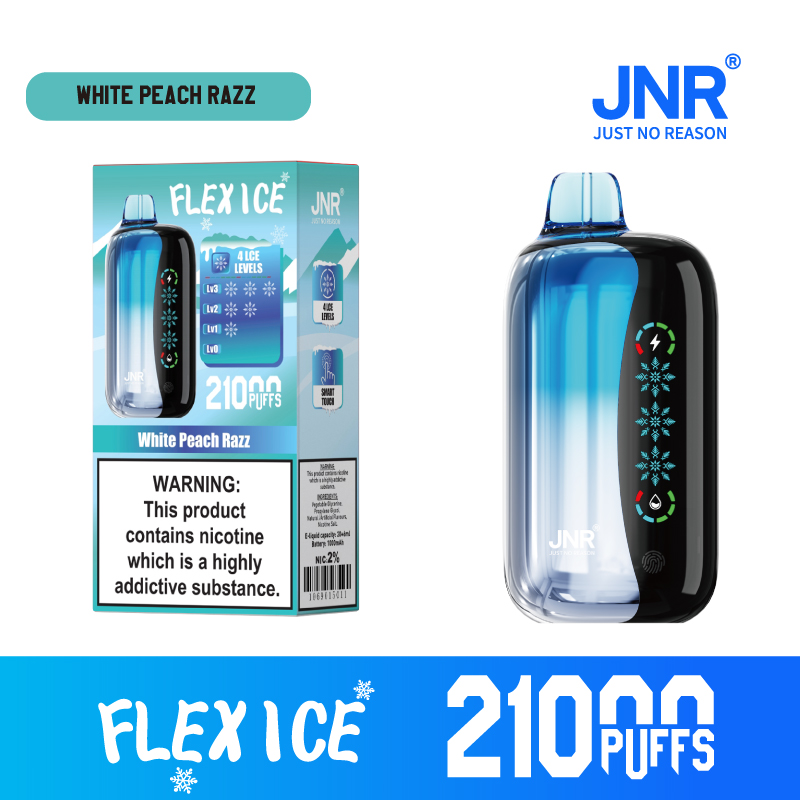 JNR FLEX ICE 21000 Puffs Adjustable Ice LED Screen Display Adjustable Airflow Disposable Vape - Vapo247