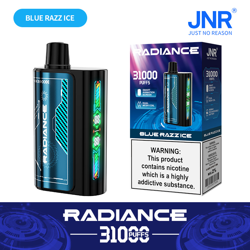 JNR RADIANCE 31000 Puffs Disposable Vape | LCD screen, dual mesh coil - Vapo247
