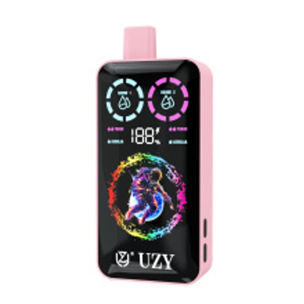 UZY TORNADO 30000 Puffs Double Flavors LCD Screen Mesh coil Disposable Vape - Vapo247