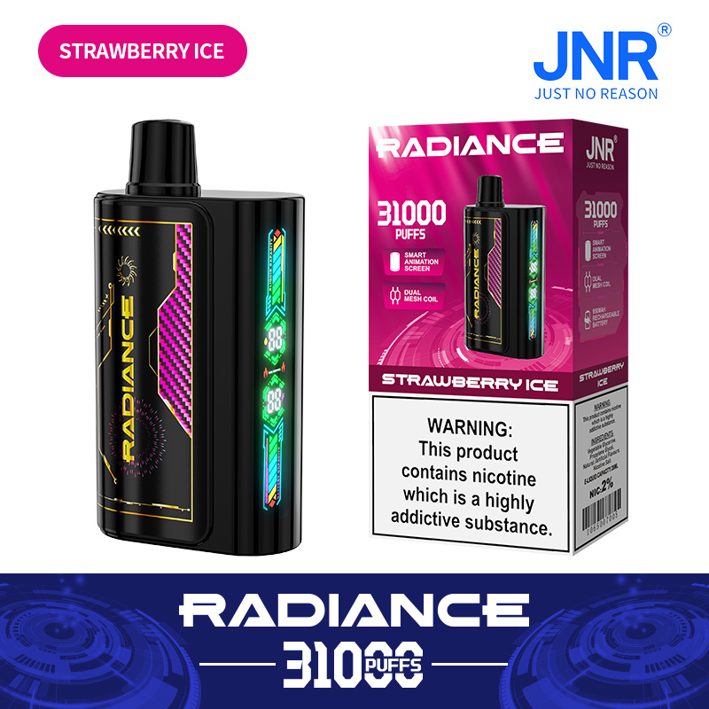 JNR RADIANCE 31000 Puffs Disposable Vape | LCD screen, dual mesh coil - Vapo247