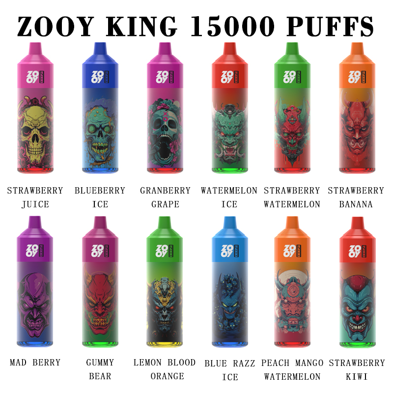 ZOOY King 15000 Puffs Tornado | RGB light Disposable Vape - Vapo247