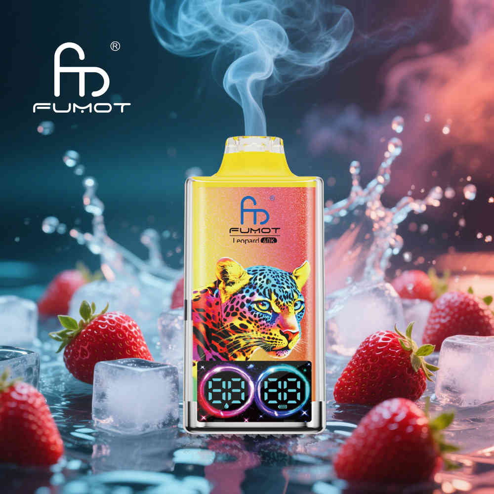 RANDM FUMOT Leopard 40000 Puffs LCD screen | dual mesh coil disposable vape - Vapo247
