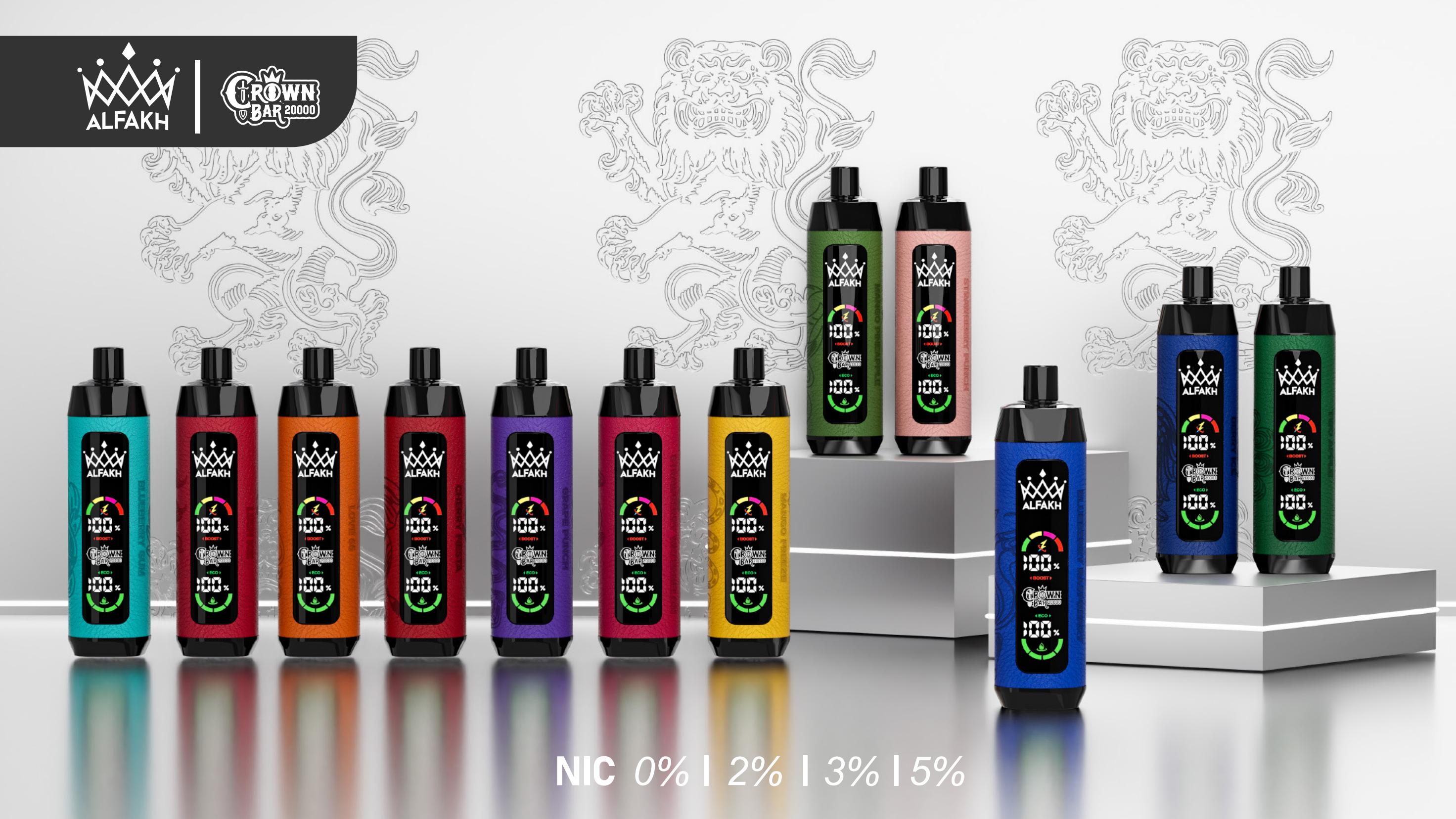 ALFAKH CROWN BAR 20000 Puffs Disposable Vape - Vapo247