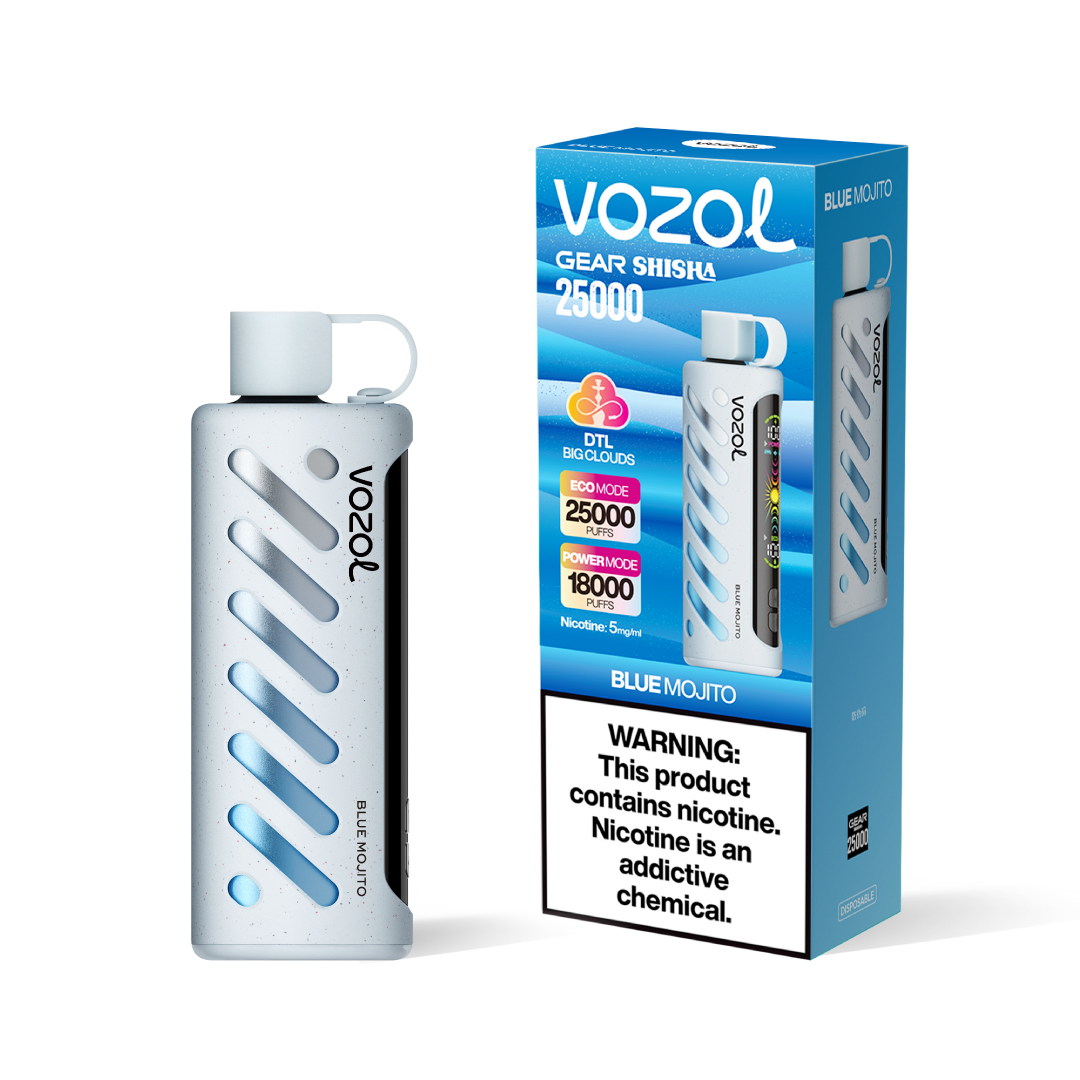 Vozol Gear Shisha 25000 Puffs  | 5% Nicotine |  Large Puff  | Disposable Vape - Vapo247