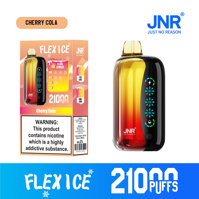 JNR FLEX ICE 21000 Puffs Adjustable Ice LED Screen Display Adjustable Airflow Disposable Vape - Vapo247