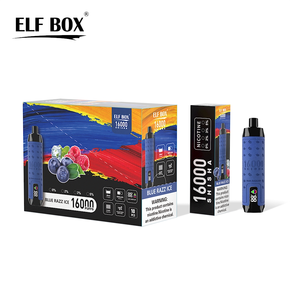 ELF BOX SHISHA 16000 Puffs Leather Disposable Vape Pen - Vapo247