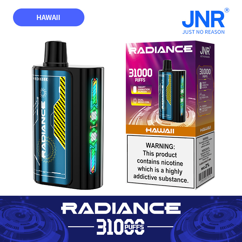 JNR RADIANCE 31000 Puffs Disposable Vape | LCD screen, dual mesh coil - Vapo247