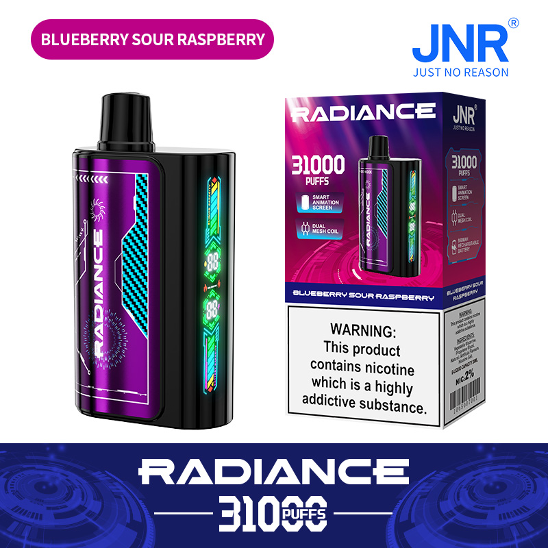 JNR RADIANCE 31000 Puffs Disposable Vape | LCD screen, dual mesh coil - Vapo247