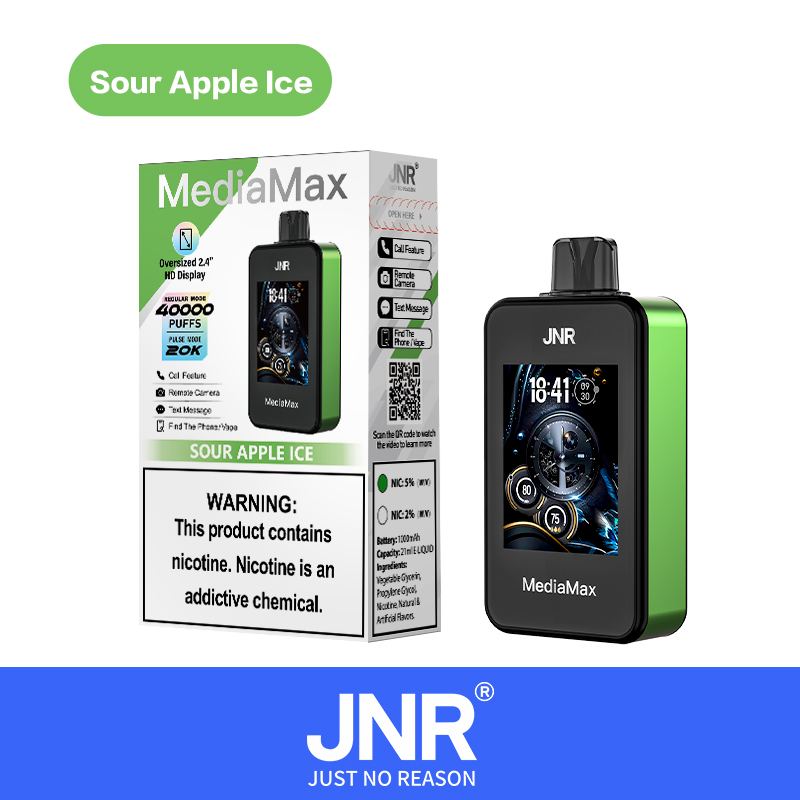 JNR Media Max 40000 Puffs | Large screen  |  phone function | Disposable Vape - Vapo247