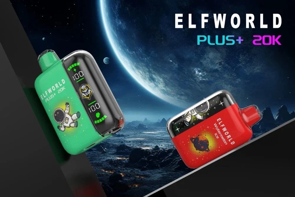 Elfworld PLUS 20000 Puffs Screen Display Disposable Vape - Vapo247