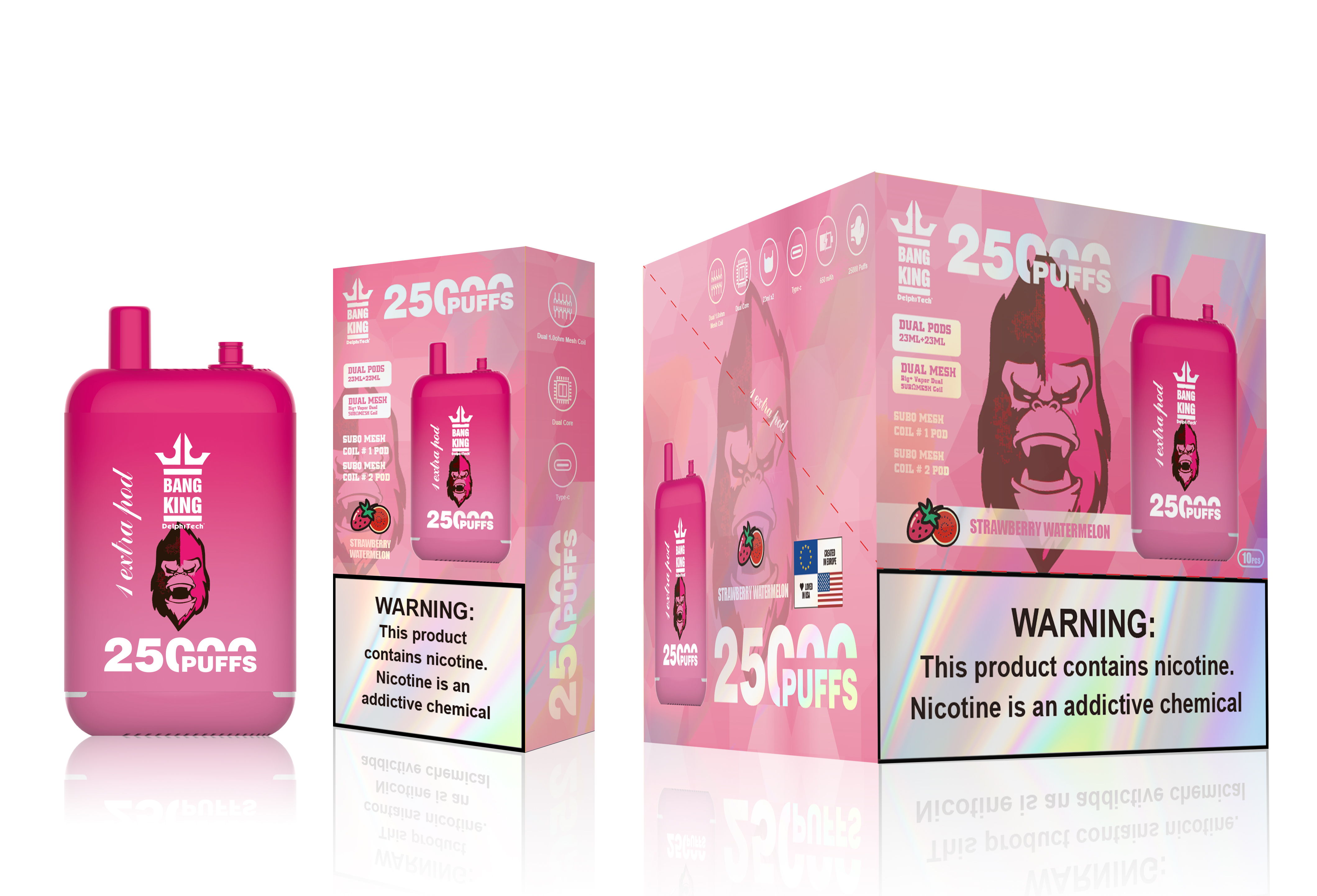 Bang King 25000 Puffs Dual Pods Disposable Vape - Vapo247