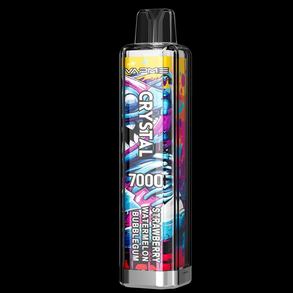 VAPME CRYSTAL 7000 PUFFS Disposable Vape vibrant LED lights - Vapo247