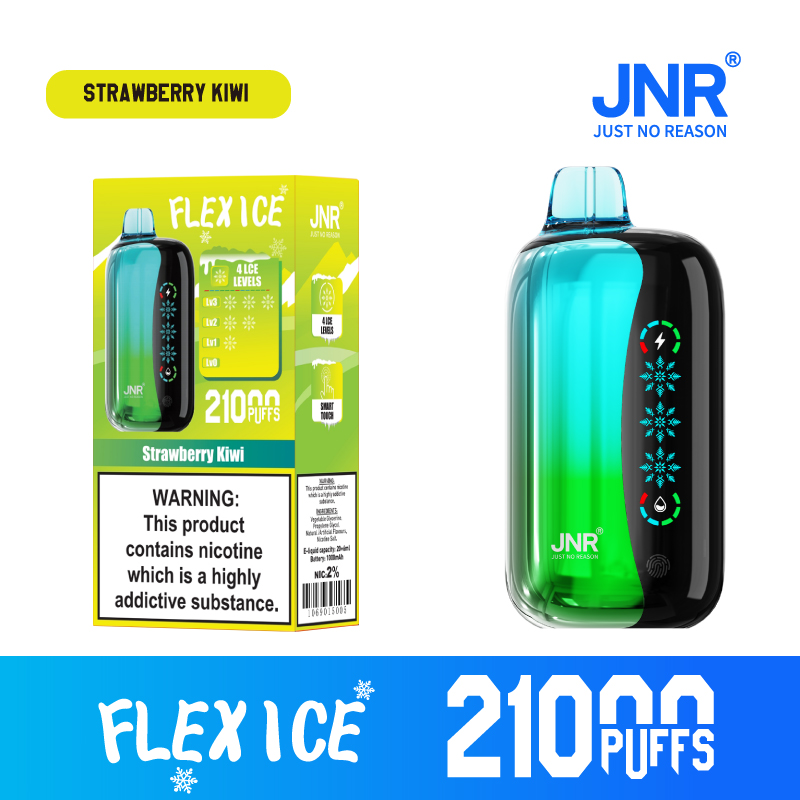 JNR FLEX ICE 21000 Puffs Adjustable Ice LED Screen Display Adjustable Airflow Disposable Vape - Vapo247
