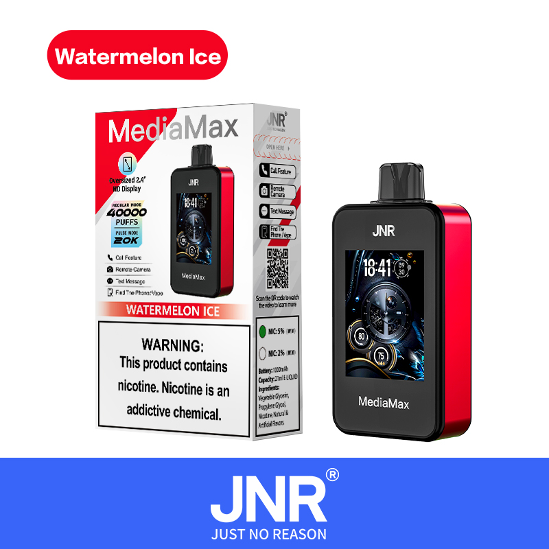 JNR Media Max 40000 Puffs | Large screen  |  phone function | Disposable Vape - Vapo247