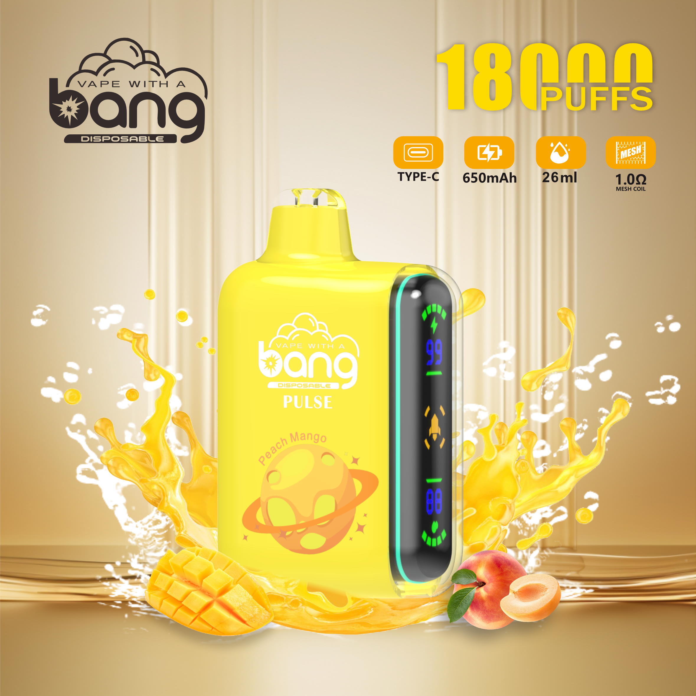 Bang Pulse 9000-18000 Puffs Adjustable Airflow Disposable Vape - Vapo247